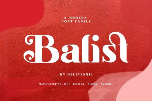 Balist: A Serif Font for Real-World Design
