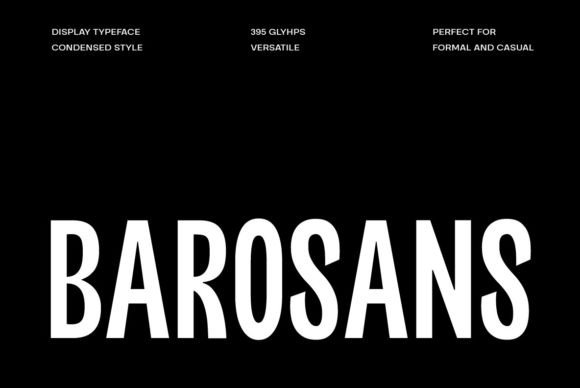 Barosans: A Font for Business Clarity