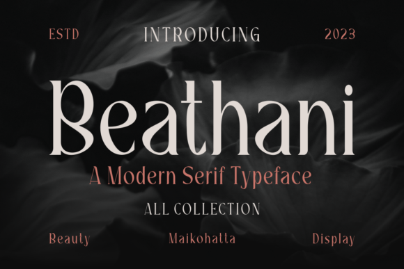 Beathani: A Serif Font for Clear, Strong Campaigns
