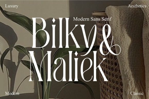 Bilky Maliek: A Classy Font for Makers