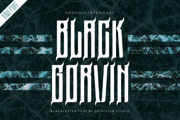 Black Gorvin: A Bold Font for Editorial Design