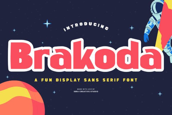 Brakoda: A Playful Sans Serif