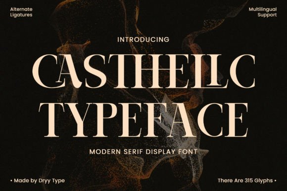 Casthelic: A Elegant Serif Font for Creative Projects