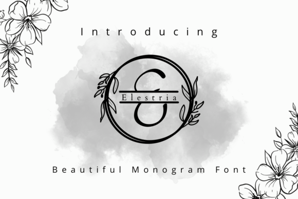 Elestria Font: Elegant Decorative Type