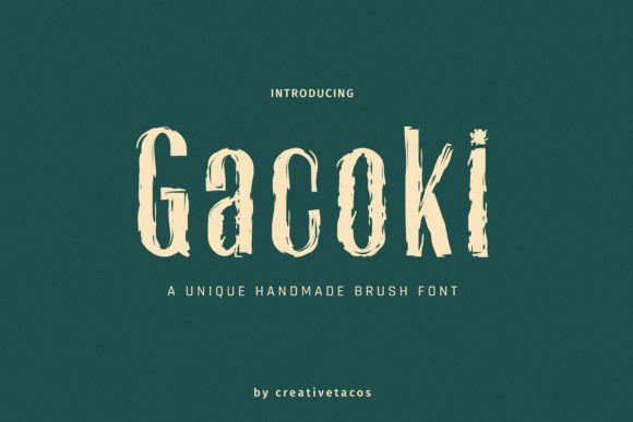 Gacoki Font: Modern Script for Business