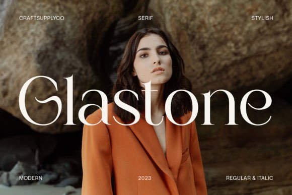 Glastone: A Modern Serif Font for Web Design