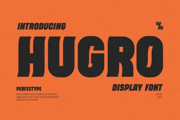 Hugro: A Modern Font for Business Branding