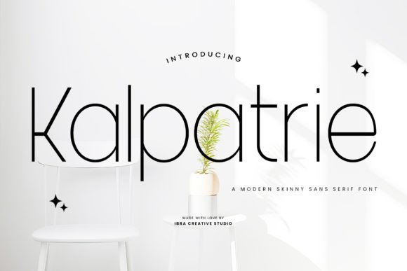 Kalpatrie: A Modern Sans Serif for Clean Design