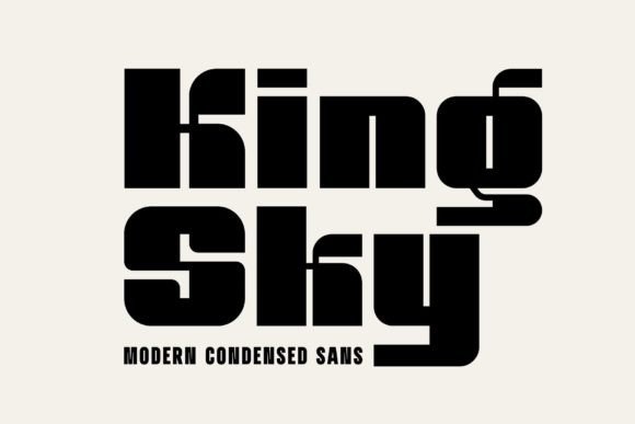 King Sky: A Bold, Modern Typeface