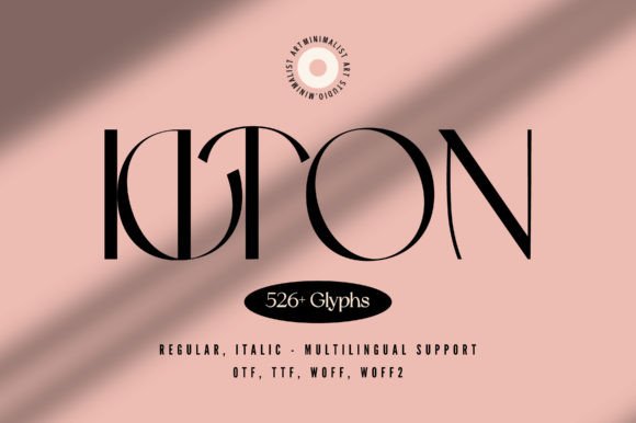 Kiton Font: Modern Sans Serif for Crafters