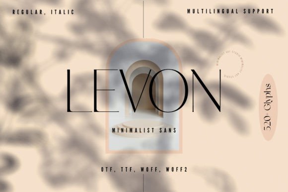 Levon: A Modern Font for Web Design