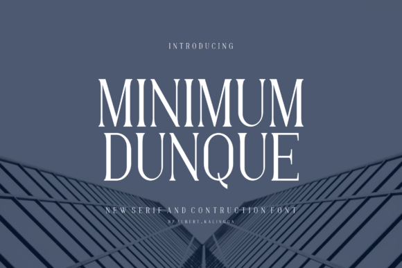 Minimum Dunque: A Timeless Serif Font