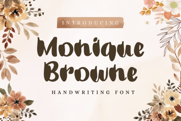 Monique Browne: A Font That Speaks Volumes