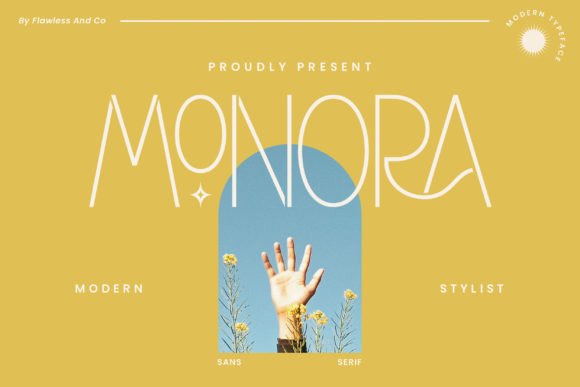 Monora: A Modern Font for Digital Campaigns