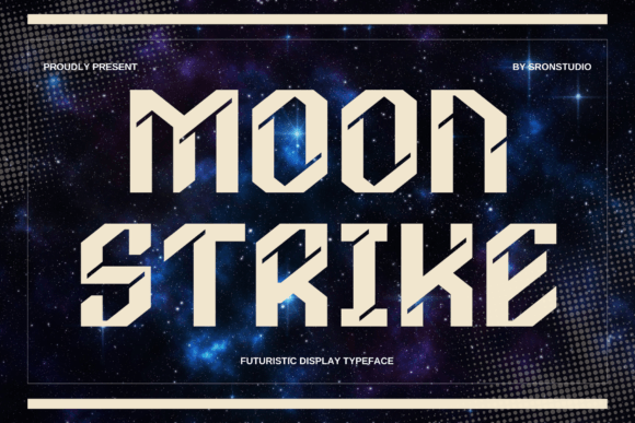 Mooonstrike: A Futuristic Font for Web Design