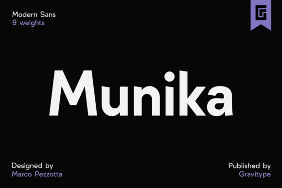 Munika: A Modern Sans Serif for Creative Projects