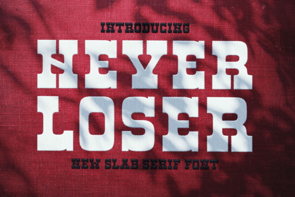Never Loser Font: Bold and Confident