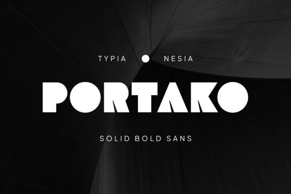 Portako: Bold Sans for Craft Creators