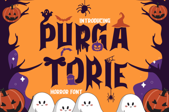 Purgatorie: Halloween Font for Web Design