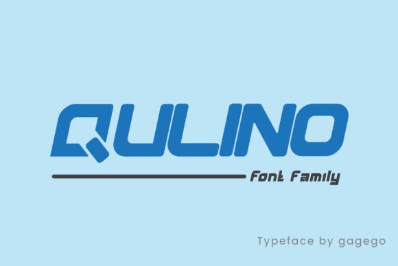Qulino: A Futuristic Font for Bold Design