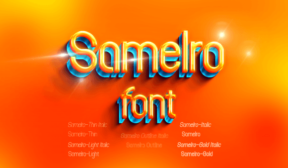 Samelro: A Modern Sans Serif for Real-World Design
