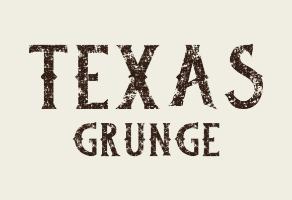 Texas Grunge: A Modern Serif for Branding