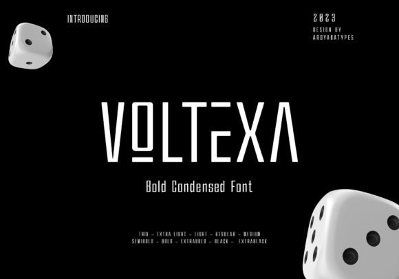 Voltexa: A Bold Font for Clear Campaigns
