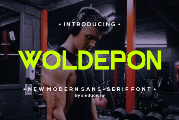 Weldepon: A Bold Sans Serif for Real-World Design