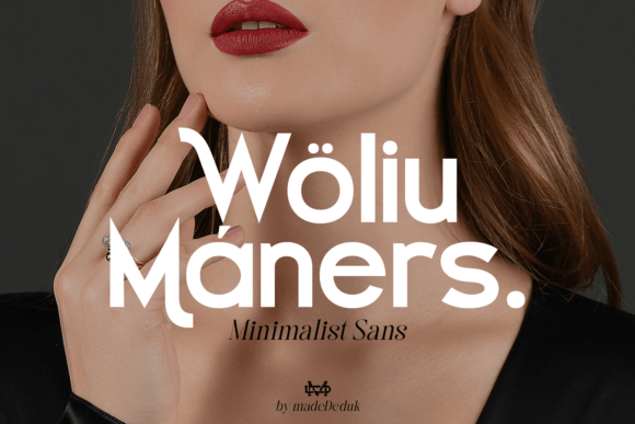 Woliu Maners: A Modern Typeface for Digital Marketing