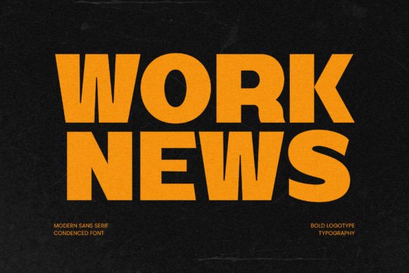 Work News Font Review